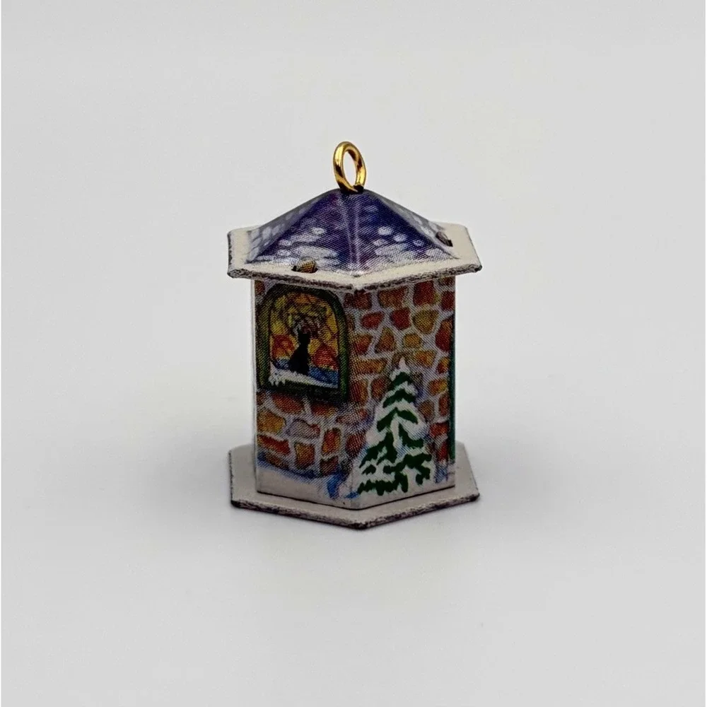 1992 Hallmark Keepsake Ornament Friendly Tin Soldier Pressed Tin Miniature VTG